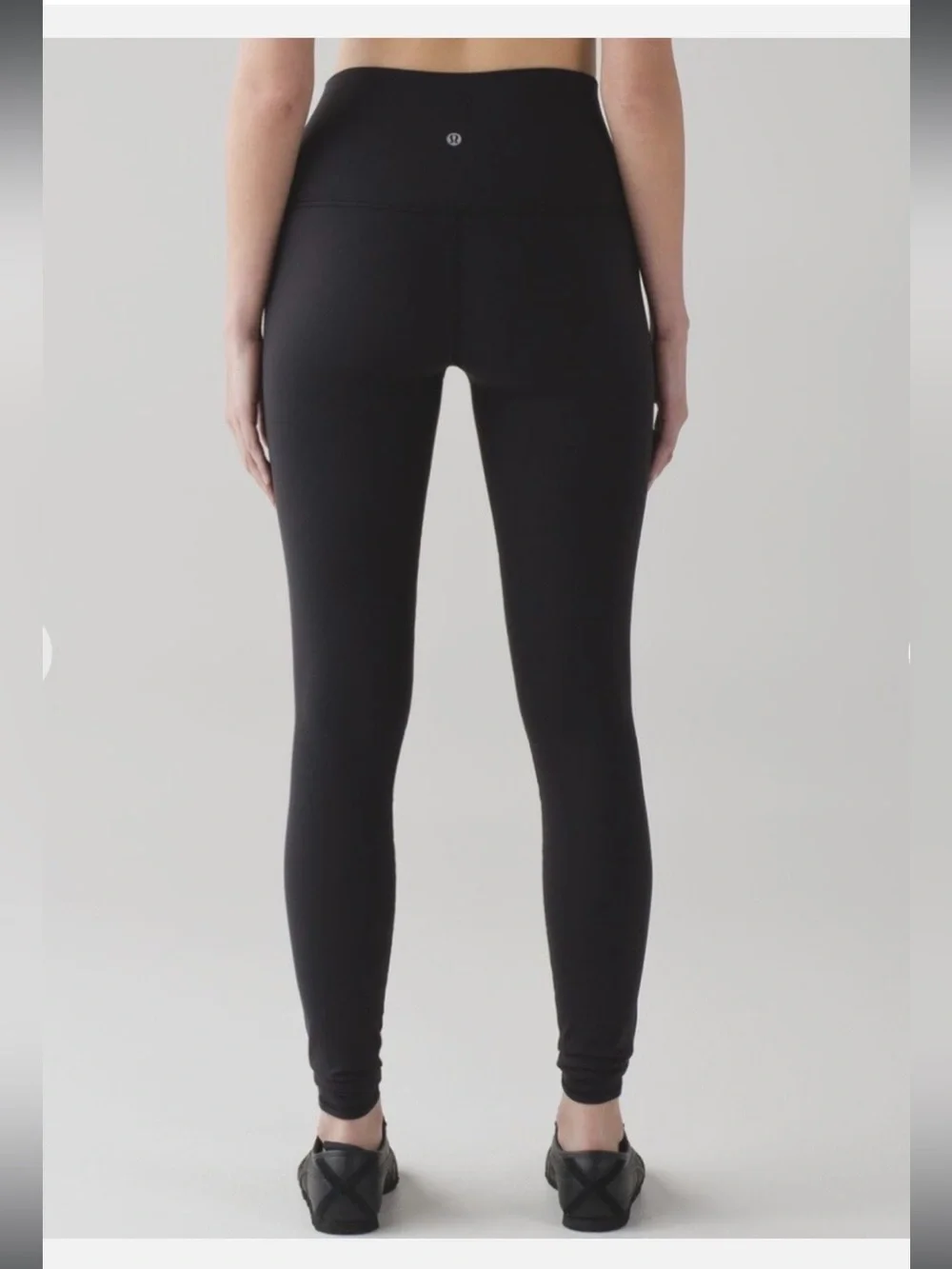 Lululemon Wunder Under High Rise Pant Tech Mesh Black Womens 6